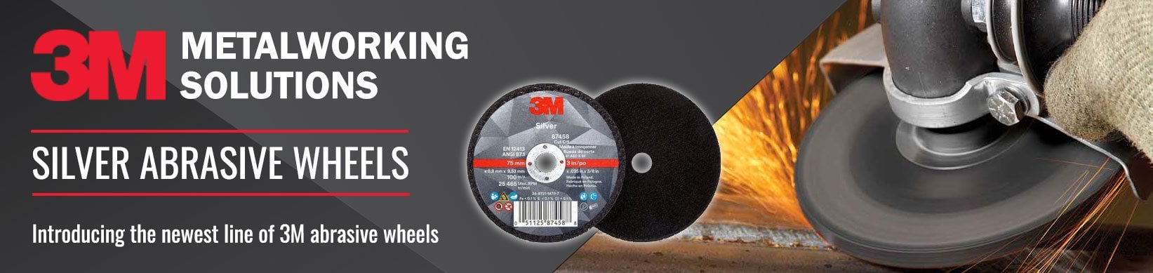 3M 51750 Silver Taşlama Taşı DCGW T27 180 mm